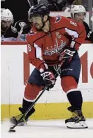  ?? NICK WASS/ASSOCIATED PRESS ?? Capitals left wing Alex Ovechkin is averaging 21:10 of ice time per game, the oldest NHL forward playing that much.