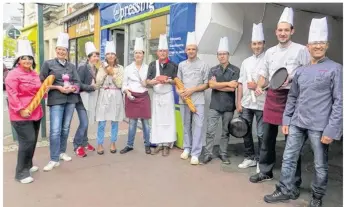  ??  ?? Les Toqués valletais organisent une animation pour la journée de la gastronomi­e.