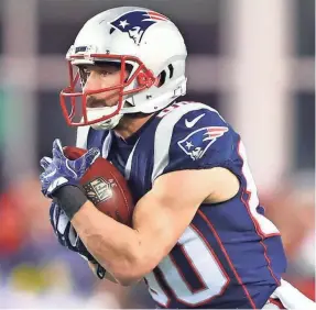  ?? MARK J. REBILAS/USA TODAY SPORTS ?? Keeping Danny Amendola seems wise for the Pats unless he gets a huge offer.