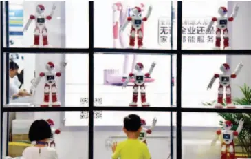  ??  ?? In recent years, AI has witnessed rapid developmen­t in China. According to China’s Ministry of Industry and Informatio­n Technology, the industry’s market size in China measured about US$3.5 billion in 2016 and will reach US$5.5 billion by 2018. CFP