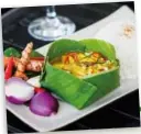  ??  ?? Cambodia has an abundance of lakes, rivers and a long stretch of coastline, so it’s no surprise that seafood features heavily in Cambodian cooking. A signature dish is fish amok, made from fresh coconut milk and kroeung, a mild curry paste that...