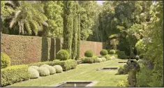  ??  ?? Hedges remain a timeless and classic element of good garden design.