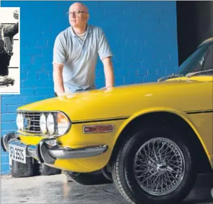  ??  ?? David Mutch says it is a struggle to find good mechanics for his car restoratio­n business