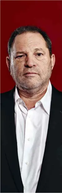  ??  ?? Harvey Weinstein, 55, produtor de cinema americano