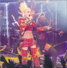  ?? Tom Donoghue ?? Gwen Stefani, shown at T-mobile Arena on Aug. 19, 2016, will begin a series of 25 shows at Planet Hollywood Resort on June 27.