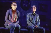  ??  ?? Kate Shindle and Robert Petkoff star in “Fun Home.”