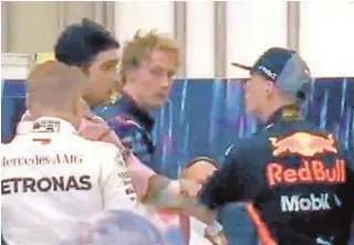  ?? ABC ?? Verstappen empujó a Ocon al final de la carrera
