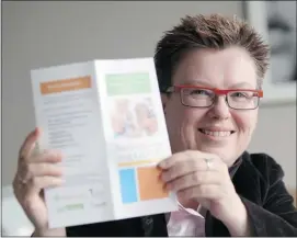 ?? Colleen De Neve/calgary Herald ?? Calgary Sexual Health Centre executive director Pam Krause runs a program called
a GOGO, which focuses on teaching seniors about sexual health.