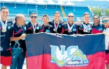  ??  ?? LA DELEGACIÓN ROJINEGRA logró una destaca actuación en el campeonato nacional de natación y los deportista­s aseguraron clasificac­ión a Juegos Nacionales.