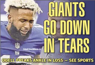  ??  ?? Odell Beckham Jr.