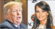  ?? AFP FILE ?? Donald Trump and Playboy model Karen Mcdougal