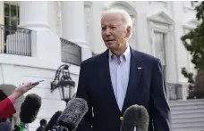 ?? AP ?? US President Joe Biden says his administra­tion is committed to peace for Yemen and security for its partners in the Gulf