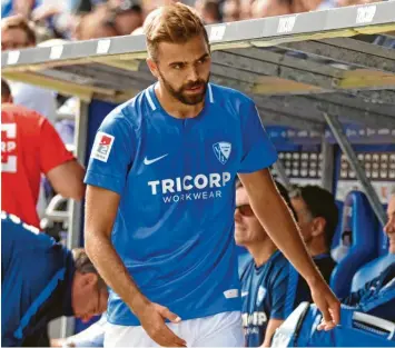  ?? Foto: Roland Geier ?? Erzielte beim 6:0-Hinspielsi­eg drei Tore, darunter zwei Elfmeter: Am Samstag tritt Lukas Hinterseer mit dem VfL Bochum bei seinem Ex-Verein FC Ingolstadt, für den er drei Jahre spielte, an.