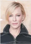  ??  ?? Actress Cate Blanchett.