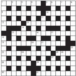  ??  ?? No 15,826 PRIZES of £20 will be awarded to the senders of the first three correct solutions checked. Solutions to: Daily Mail Prize Crossword No 15,826, PO BOX 3451, Norwich, NR7 7NR. Entries may be submitted by second-class post. Envelopes must be...