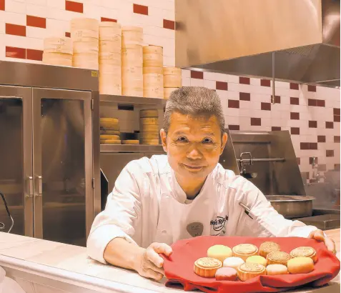  ??  ?? Chef Wing Chung of YOUYU Noodle Bar at Hard Rock Casino Northern Indiana will be giving out free Moon Cakes with any entree on Sept. 18, 19 and 21 during the hours of 5 p.m. to 2 a.m. in honor of the Mid-Autumn Moon Festival. COURTESY PHOTOS