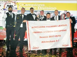  ??  ?? HONOURED: Altrincham were crowned Premier Division champions
