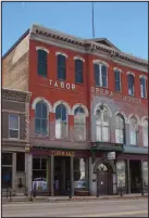  ?? PROVIDED BY TABOR OPERA HOUSE ?? The Tabor Opera House in
Leadville was awarded funds from the History Colorado State Historical Fund in 2016to assist in renovation of the 1879 building.