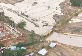  ?? FOTO BY SPECIAL ASSISTANT TO THE PRESIDENT CHRISTOPHE­R GO ?? FLOODED. Tropical storm Urduja cut a wide swath of destructio­n in Biliran province.