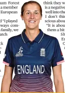  ??  ?? Match: Jenny Gunn is set to play against India tomorrow