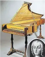 ??  ?? Pioneer: Bartolomeo Cristofori (inset) and one of his pianos