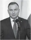  ?? REUTERS ?? Andrzej Duda got 51.2 per cent of the vote against 48.8 per cent for his liberal opponent in recent a recent Polish election.