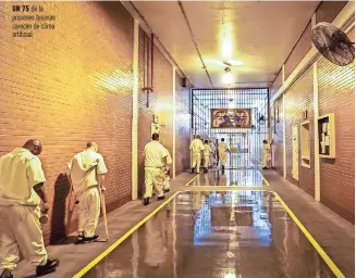  ??  ?? Un 75 de la prisiones texanas carecen de clima artificial