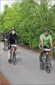  ?? SUBMITTED PHOTO ?? Bikers enjoy a ride along the Chester Valley Trail in East Whiteland Township.