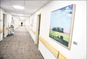  ?? Hearst Connecticu­t Media file photo ?? A corridor of the inpatient Yale New Haven Hospital Rehabilita­tion and Wellness Center inside Milford Hospital.