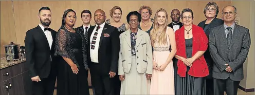  ?? Picture: MARK ANDREWS ?? LOCAL HEROES: Matthew and Marion Peake, Riley Devan, Khaya Baartman, Elaine Brenkman, Clara Gqomfa, Lou Billett, Kristin Mace, Sizwe Yolo, Mia Elsen, Petra Horn and Milind Chitnis ahead of the awards evening