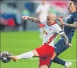  ?? FOTO: EFE ?? Angeliño ha jugado la Champions