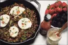  ?? Abel Uribe / Tribune News Service ?? Potato hash with poached eggs prepared and styled by Shannon Kinsella