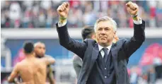  ?? FOTO: DPA ?? Carlo Ancelotti ist bereit für seine neue Erfahrung.