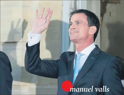  ?? JACKY NAEGELEN / REUTERS ?? manuel valls