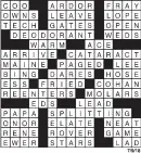  ??  ?? Saturday’s Puzzle Solved ©2018 Tribune Content Agency, LLC All Rights Reserved.