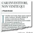  ??  ?? Lo stop a Peretola, il nuovo stadio che annaspa: la Toscana e Firenze che si rivelano sempre più ostili per chi vuole investire. Così scriveva il direttore Paolo Ermini nell’editoriale di ieri