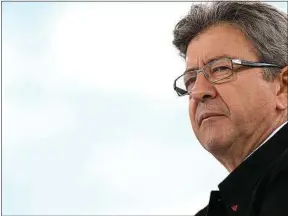  ??  ?? Mélenchon ne veut « pas imaginer le pire des cas », la sortie de l’UE.