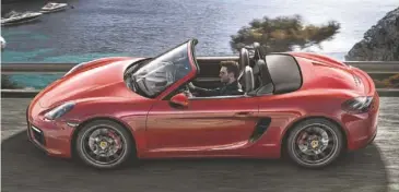  ??  ?? Porsche is powering up the performanc­e of its 2014 Boxster roadster.