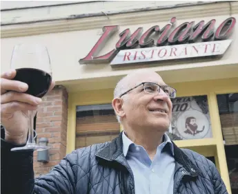  ?? ?? Luciano Ristorante owner Habib Farahi is saying farewell to the business after 30 years.