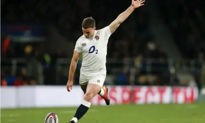  ??  ?? George Ford will aim to disrupt Finn Russell at Twickenham. Photograph: Matthew Impey/Rex/Shuttersto­ck