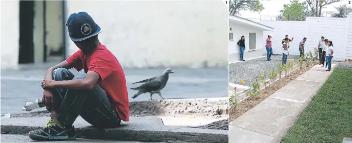  ?? FOTOS: MARVIN SALGADO ?? (1) Los niños en situación de calle son expuestos a condicione­s que ponen en riesgo su vida. (2) En los hogares de paso se brinda atención temporal a los menores mientras se resuelve su situación.