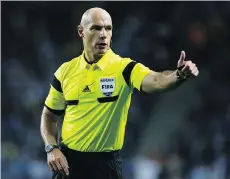  ?? ARMANDO FRANCA/THE ASSOCIATED PRESS ?? Former World Cup referee Howard Webb sees the introducti­on of VAR (video assistant referee) as a positive for officials working this year’s World Cup starting Thursday in Russia.