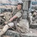  ?? LARRY HORRICKS LIONSGATE-SUMMIT ENTERTAINM­ENT ?? Taron Egerton stars in "Robin Hood," a remake of an ancient tale that is given a street art estheric.