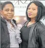  ??  ?? Left: Gugu Majola and Nobuhle Mabika. Right: Members of the KZN Philharmon­ic Orchestra perform.