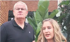  ?? Picture: ANA ?? ON MISSION. Former KwaZulu-Natal provincial Hawks head Johan Booysen and AfriForum’s Monique Taute.