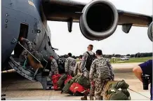  ?? BARRIE BARBER / STAFF 2017 ?? The Pentagon budget proposal would add dozens of new planes, boost depleted readiness, give military personnel a 2.6 percent pay hike, and by 2020 add 4,000 more airmen to active-duty ranks and 700 to the Air National Guard and reserve.