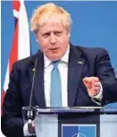  ?? / epa ?? Boris Johnson