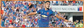  ??  ?? El delantero llega procedente de la U de Chile, equipo con el que fue campeón de goleo