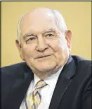  ??  ?? Agricultur­e Secretaryd­esignate, former Georgia Gov. Sonny Perdue.