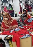  ?? FOTO: NICK KAISER / DPA
Näherinnen in einer Textilfabr­ik in Bangladesc­h ??